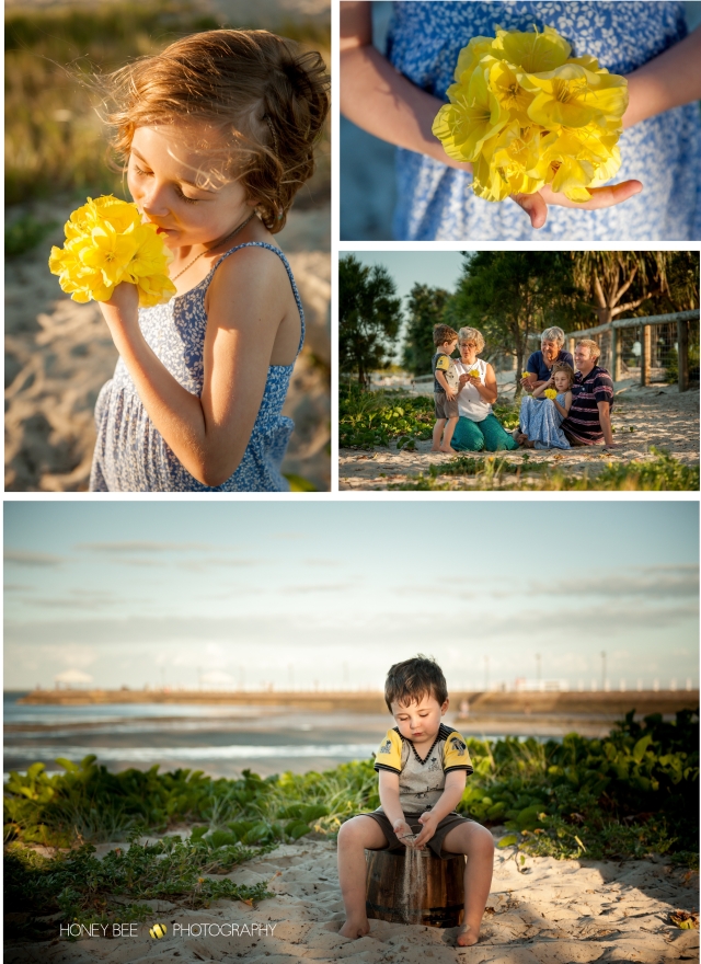 Brisbane Wedding, Maternity, Newborn, Children Family Photography, beach, sand, flowers, story-time, siblings